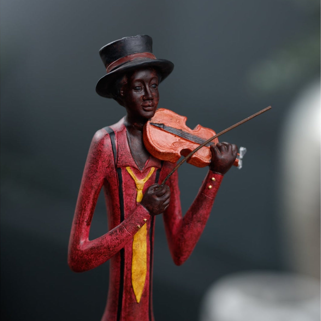 Standing Jazz Band Violinist