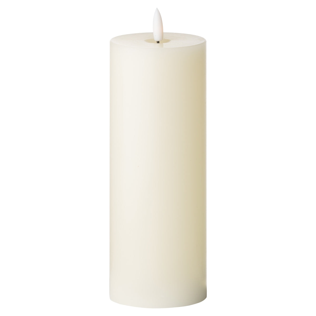Natural Glow 3x8 LED Cream Wax Candle