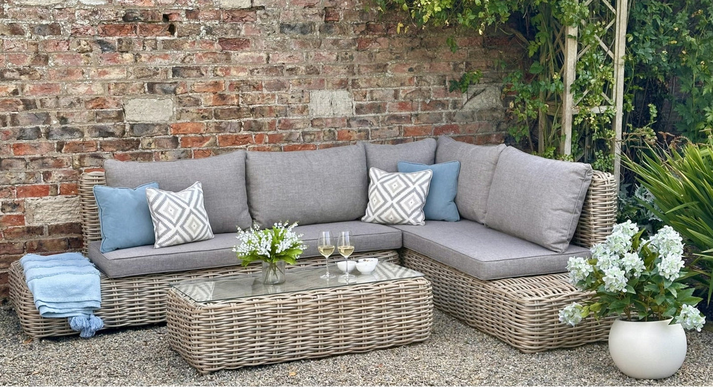 Amalfi Collection Outdoor Large Corner Set