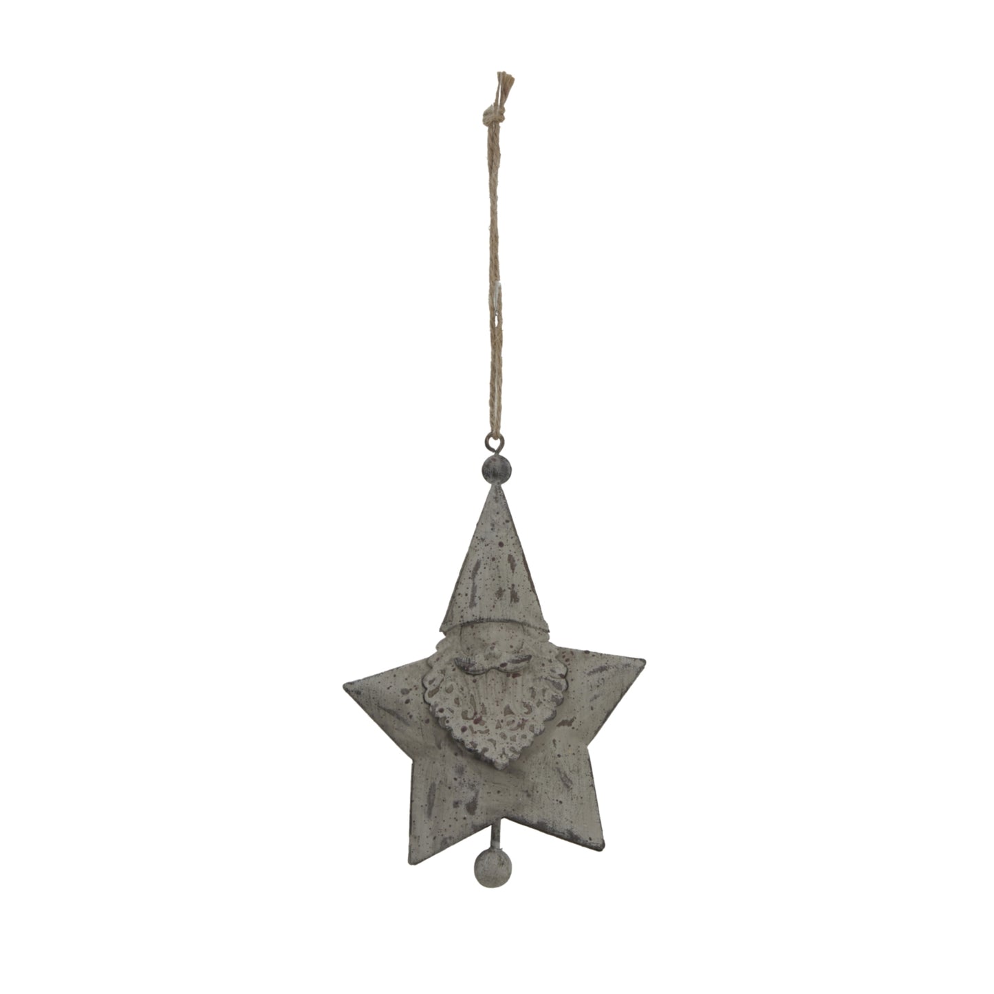 Rustic Hanging Santa Star