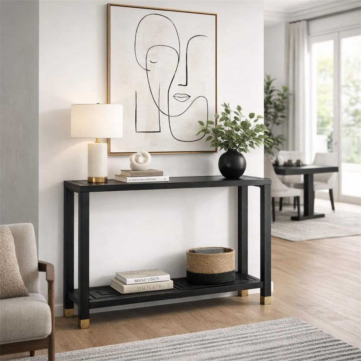 Black Console Table