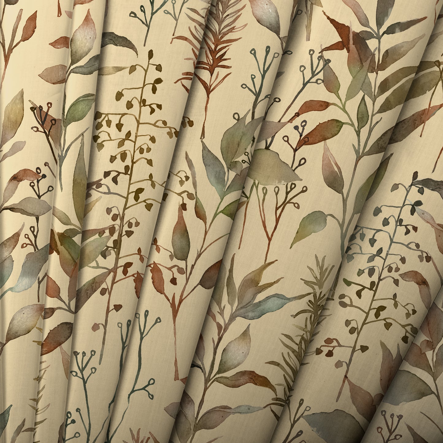 Aberduna 140Cm Fabric Metre Mulberry