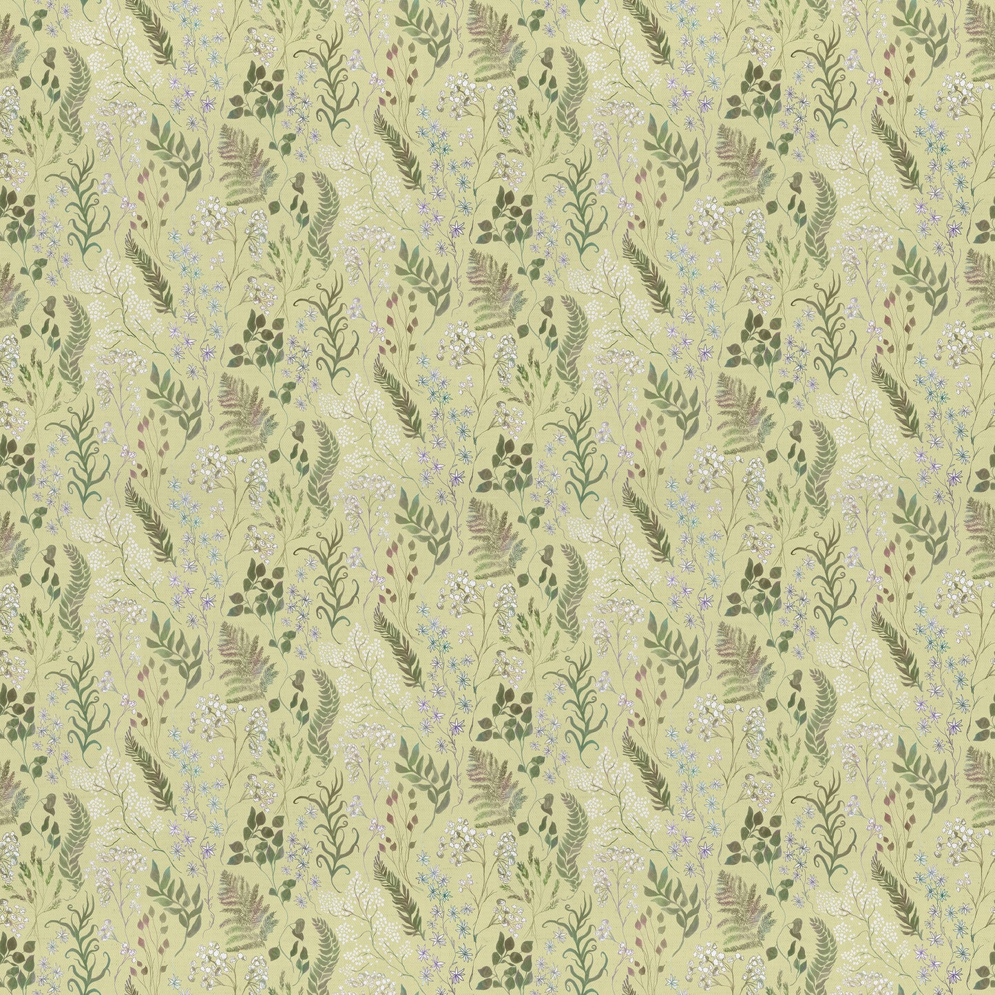 Aileana 145Cm Ann Fabric Metre - Pear