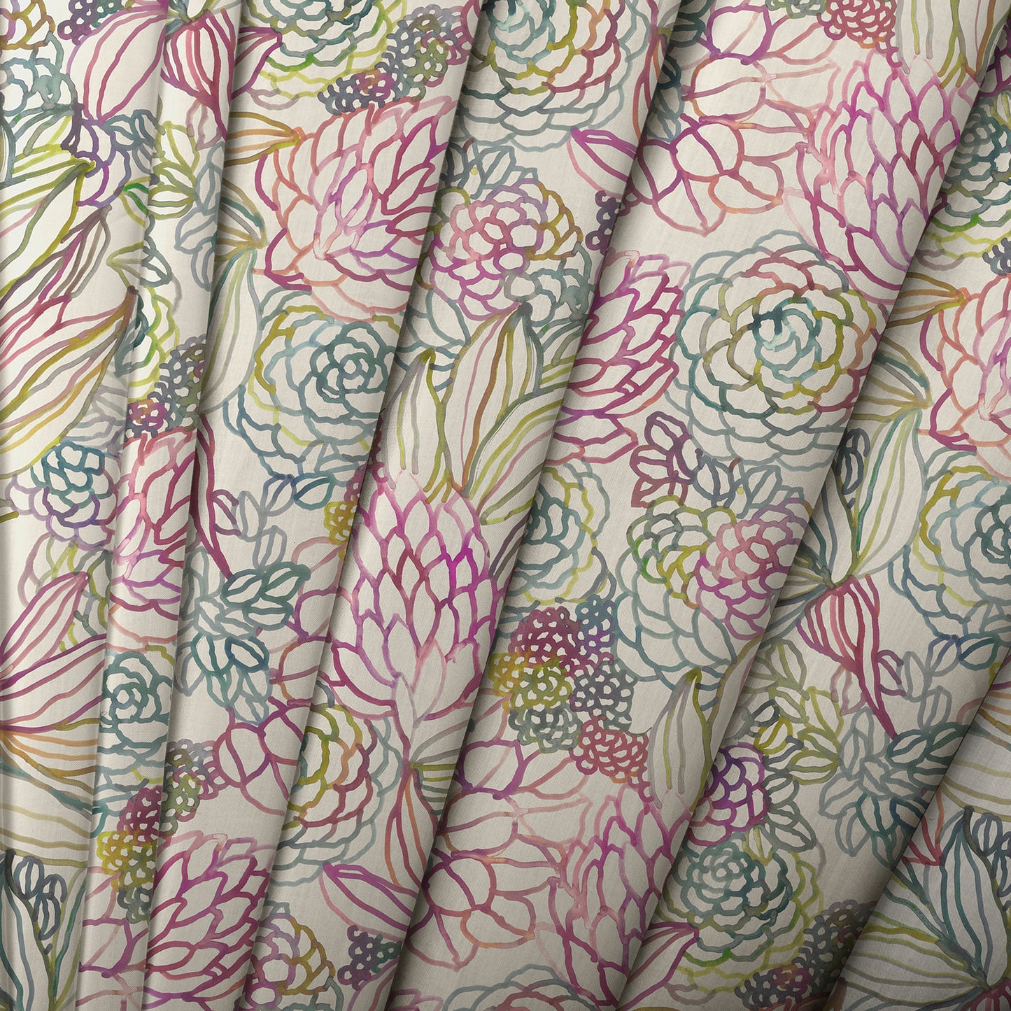 Althorp Linen 145Cm Fiona Fabric - Sorbet Sample