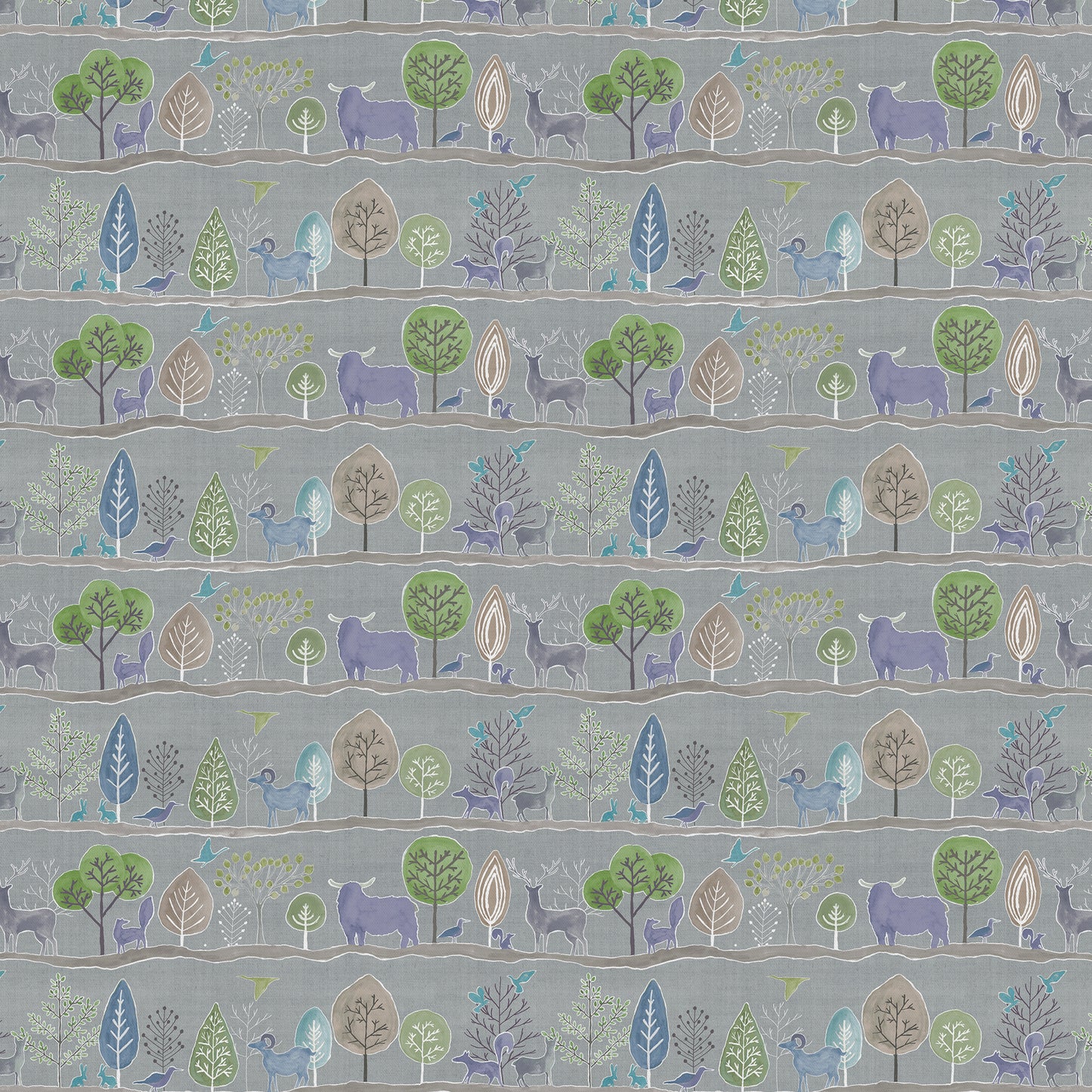 Ariundle 147Cm Helena Fabric - Cornflower Sample