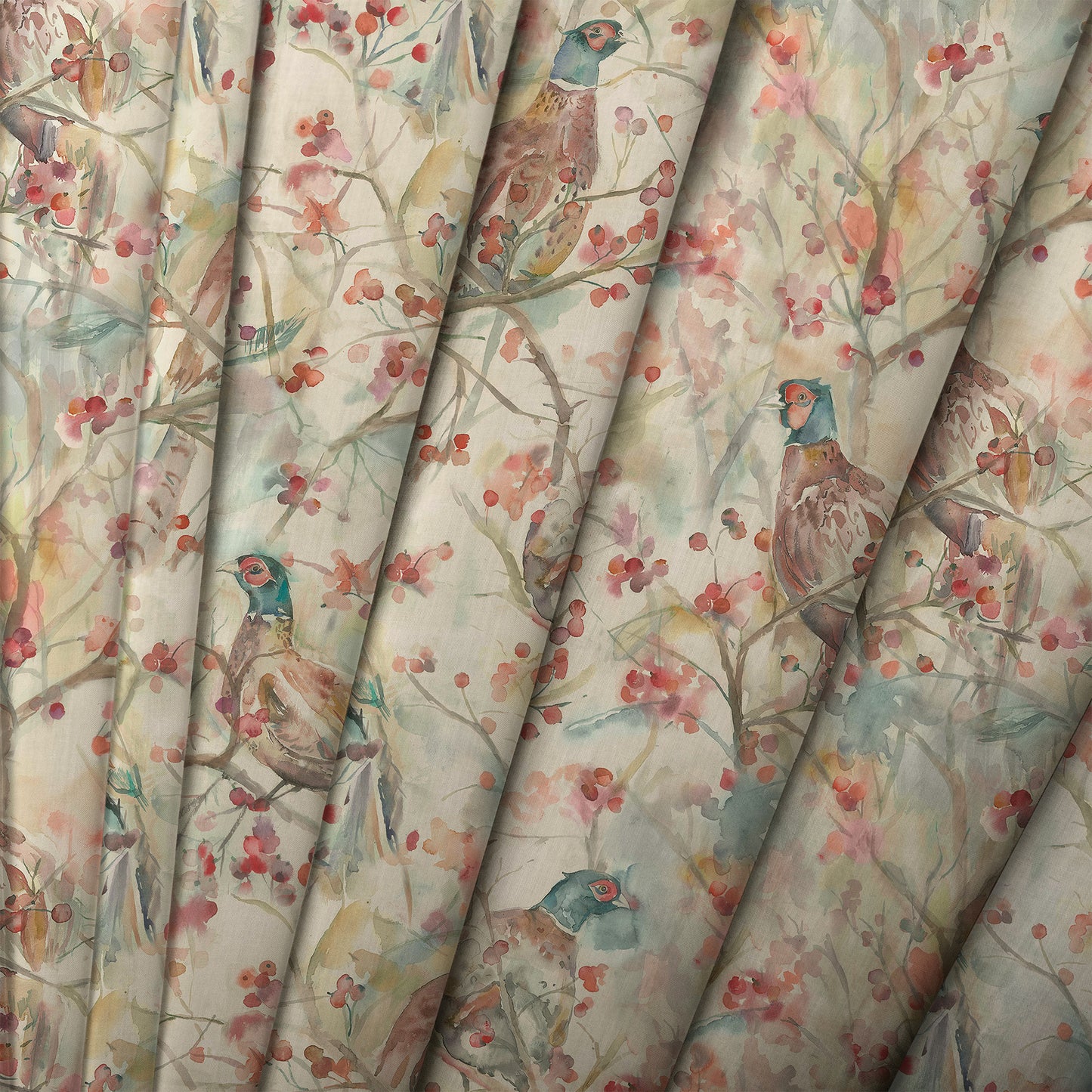 Blackberry 145Cm Fiona Fabric Metre - Linen
