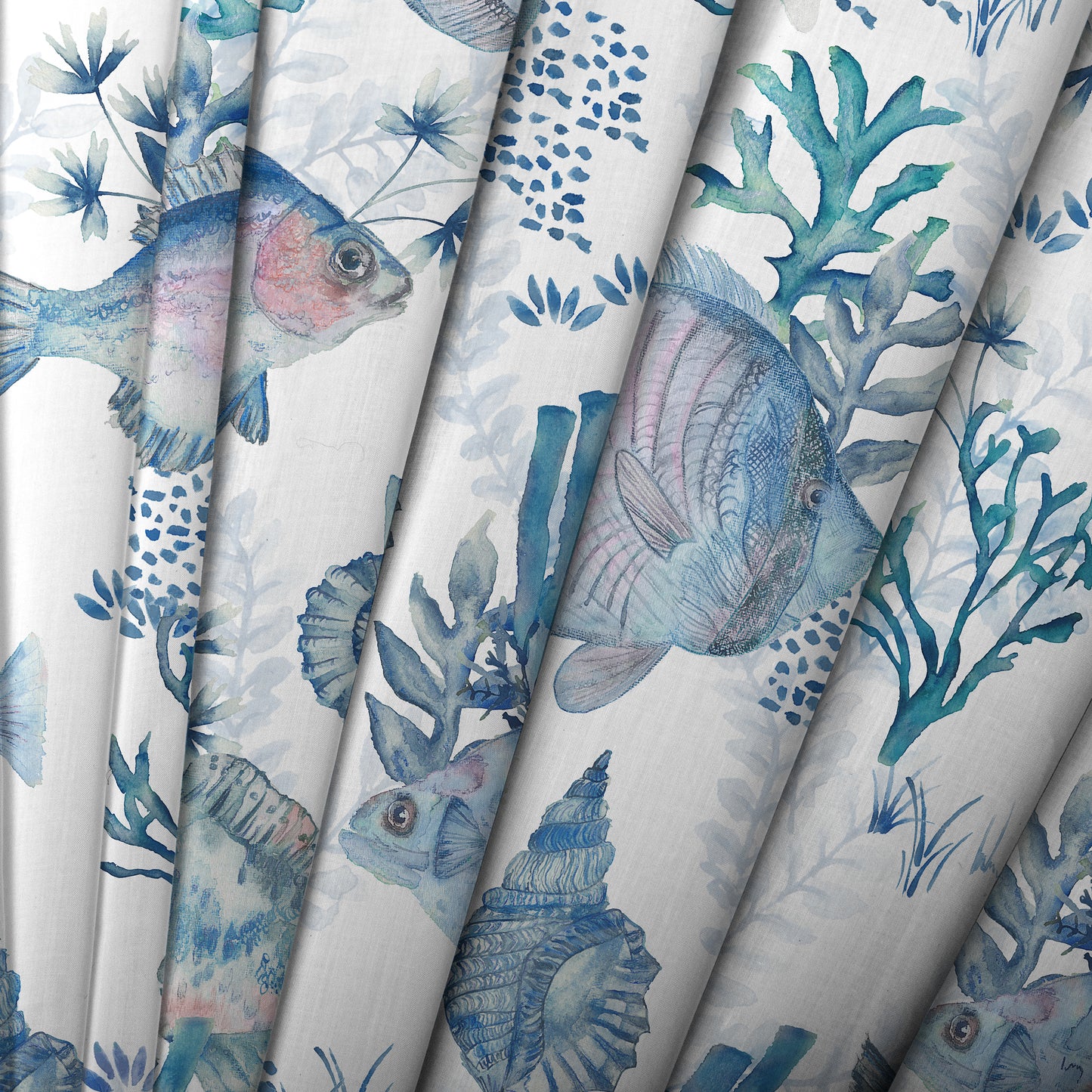 Bollu 140Cm Fabric Metre Marine