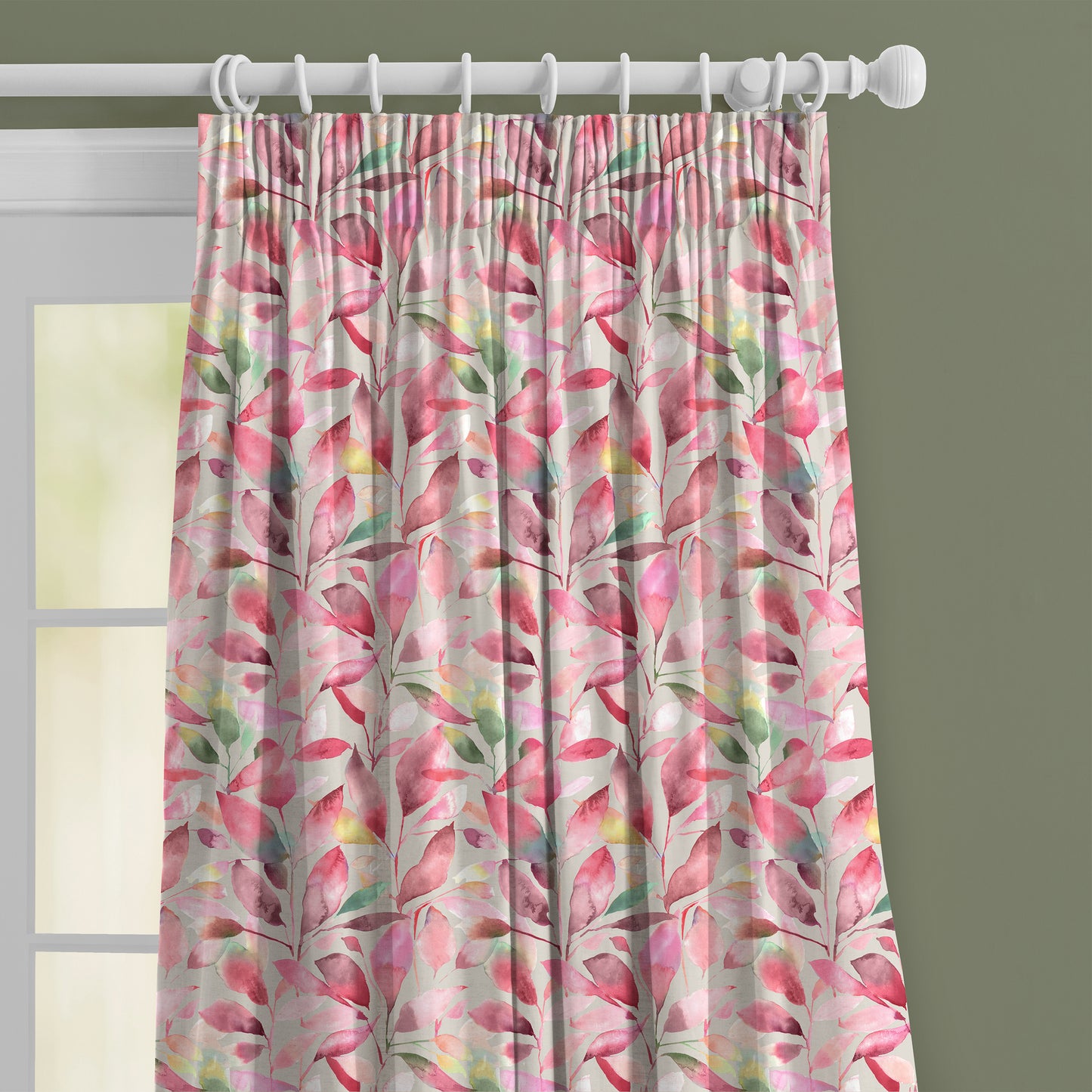 Brympton 145Cm Ann Fabric Metre - Raspberry