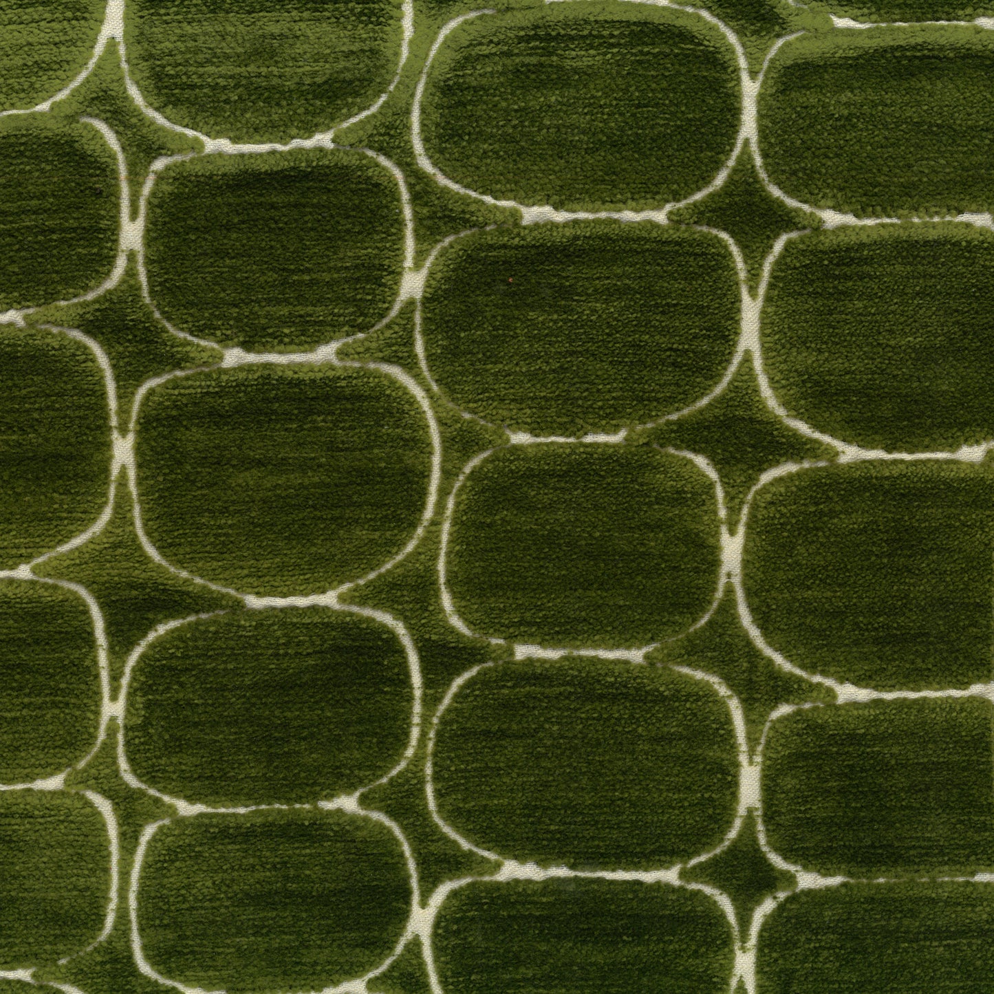 Burbank 140Cm Jacquard Fabric Metre Green Non Fr