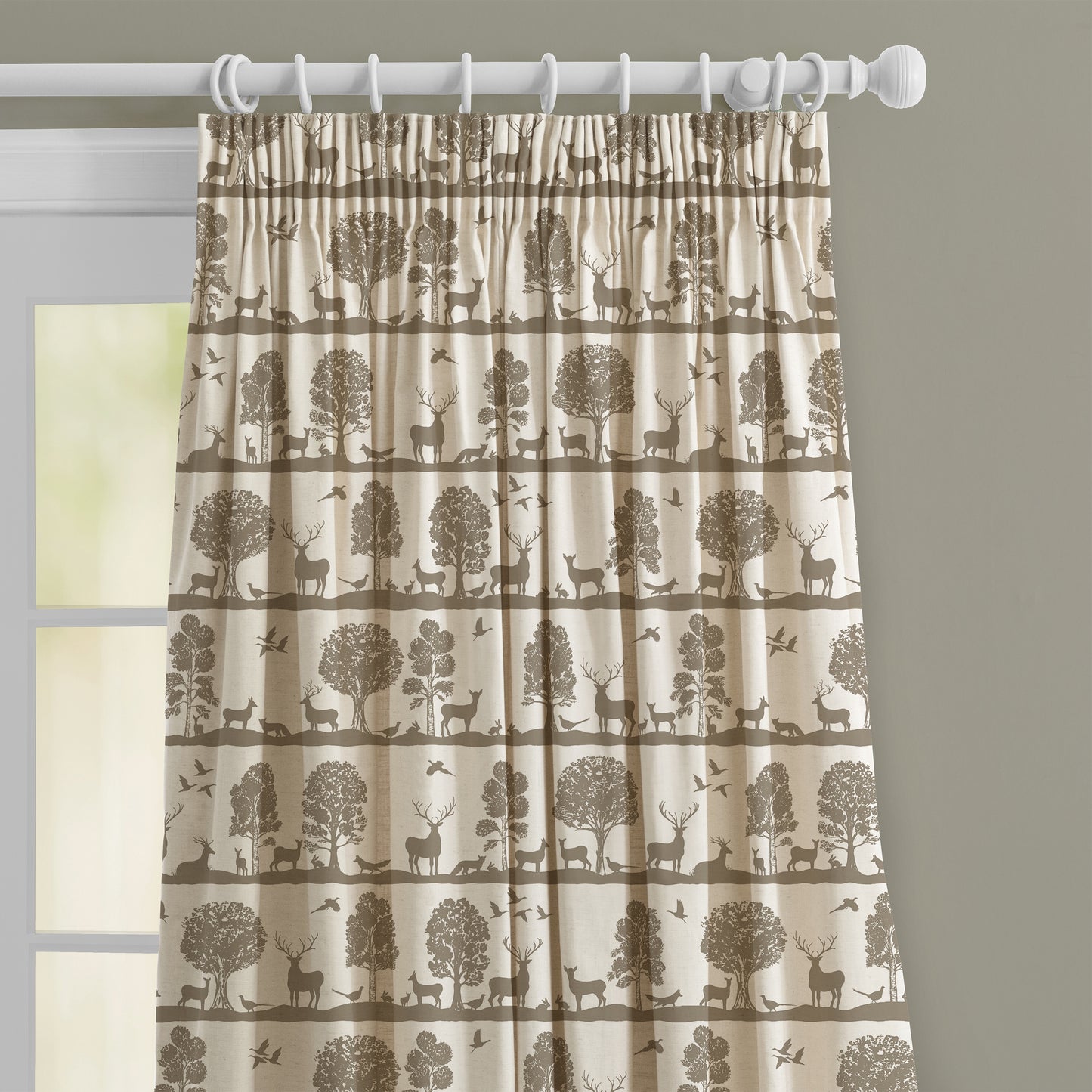 Cairngorms 140Cm Sasha Linen Fabric Metre - Birch