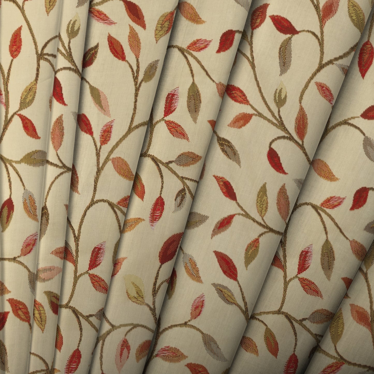 Cervino 140Cm Fabric Metre Red Nut