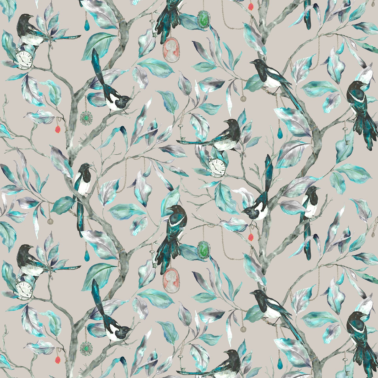 Collector 145Cm Fiona Fabric Metre - Linen