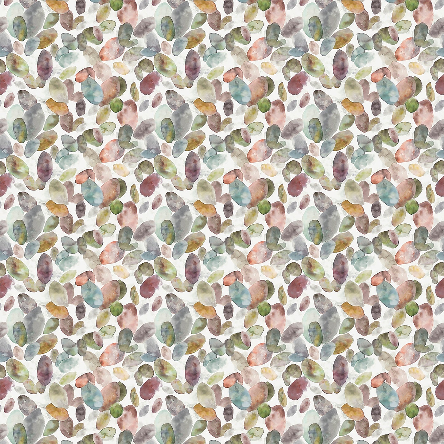 Correa Cream 145Cm Ann Fabric - Coral/Cloud Sample