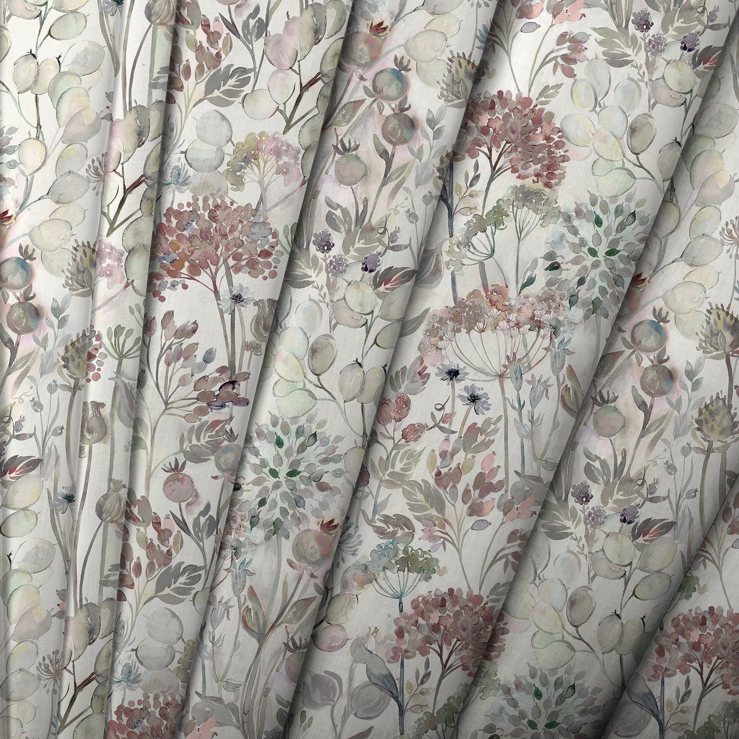 Country Hedgerow 145Cm Ann Fabric Metre - Dawn/Cream