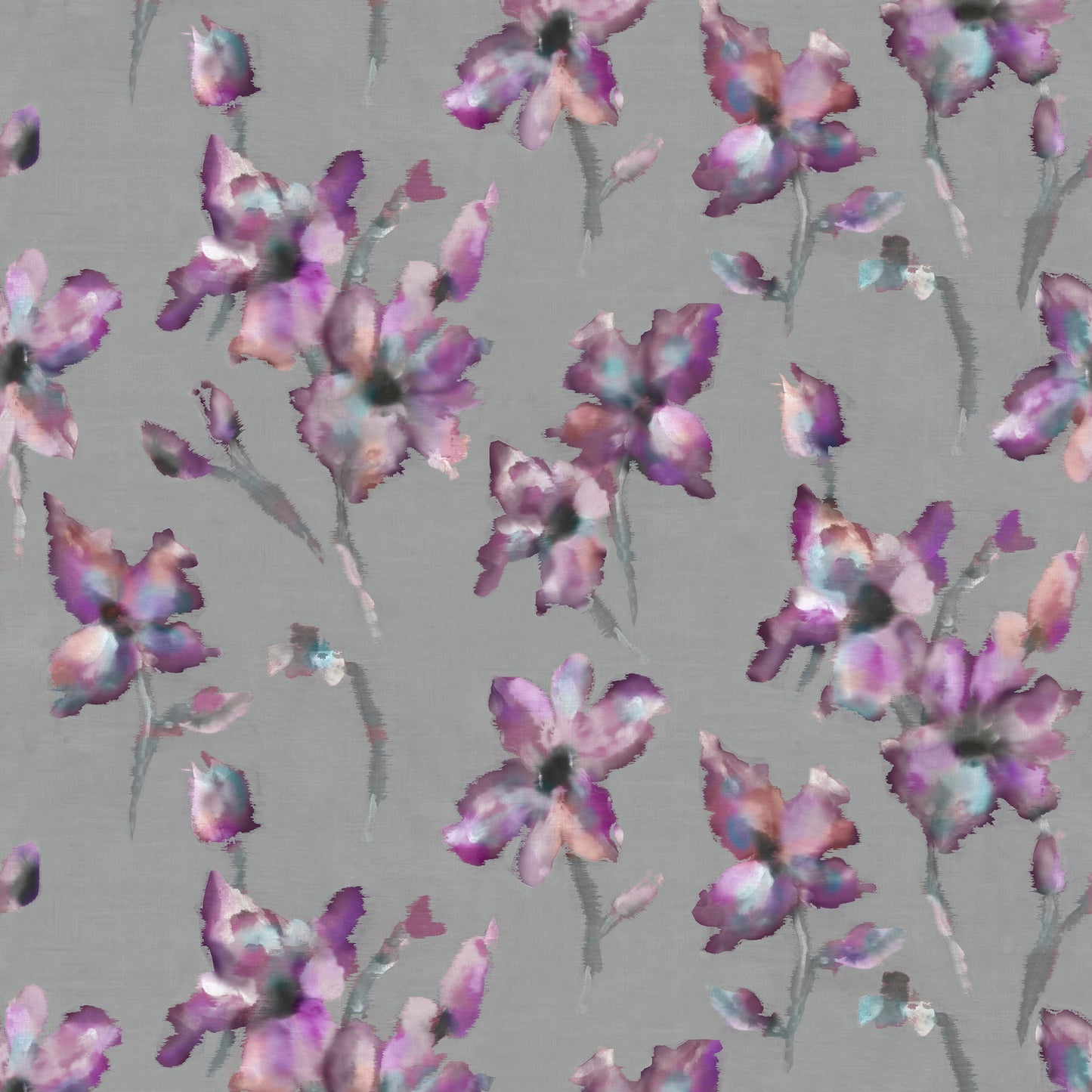 Degas 140Cm Westin White Fabric Metre - Amethyst