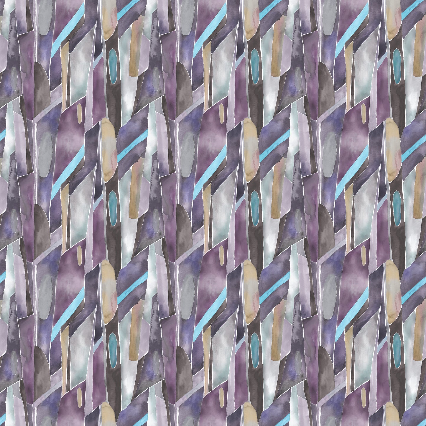 Delaunay Fabric Metre - Amethyst