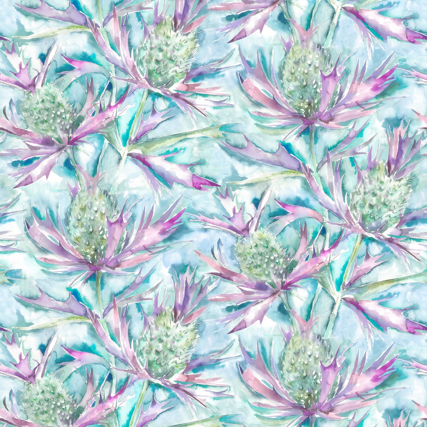 Derwent 145Cm Fiona Fabric - Teal Sample