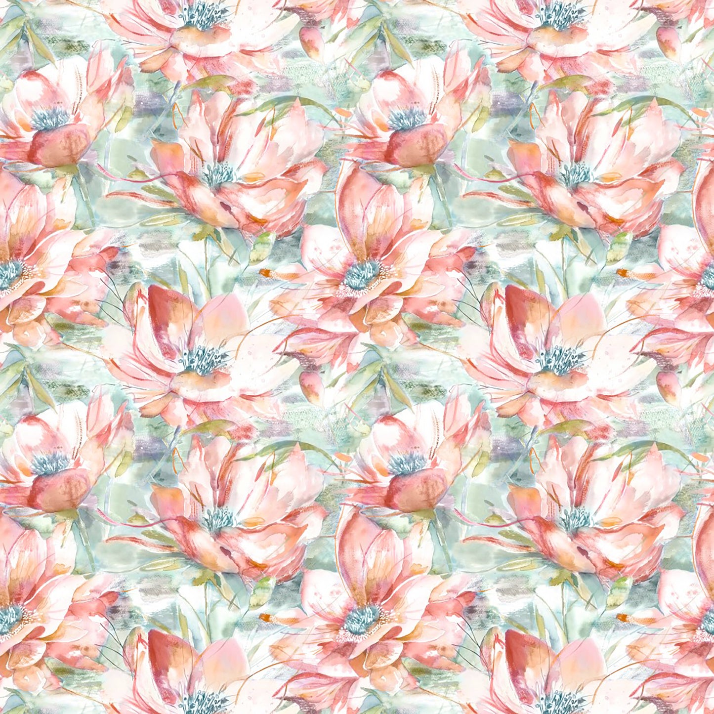 Dusky Blooms 145Cm Fiona Fabric - Russett Sample