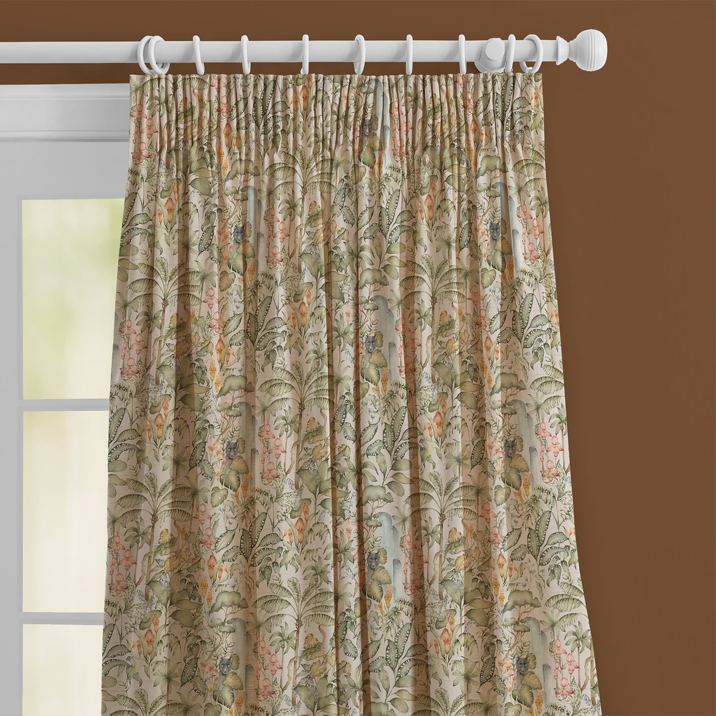 Elysian Canopy 140M Fabric Metre Green