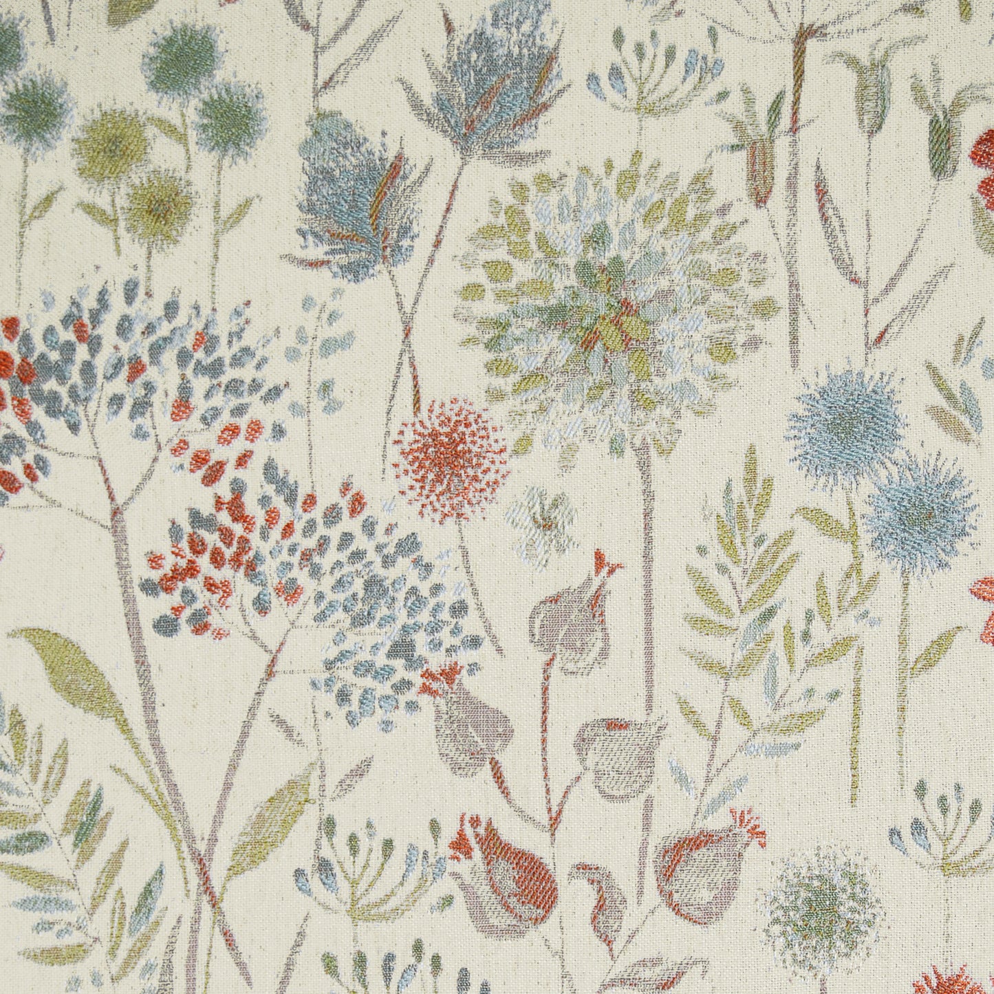 Floracream 138Cm Fabric Metre Autumn