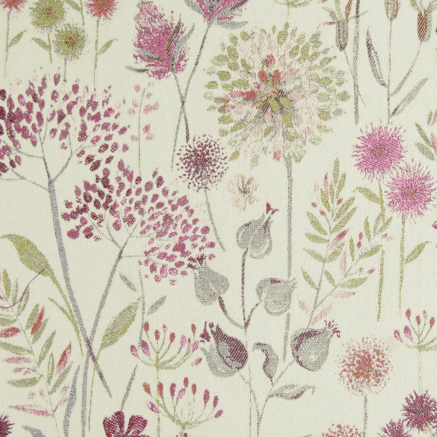 Floracream 138Cm Fabric Metre Summer