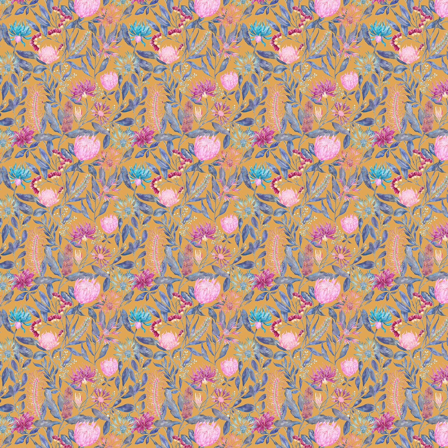 Fortazela 145Cm Ann Fabric - Gold Sample