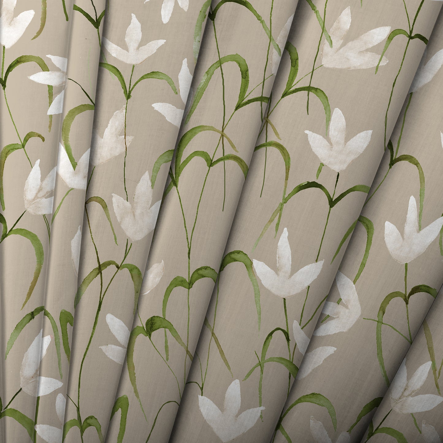 Fresia 140Cm Fabric Metre Stone