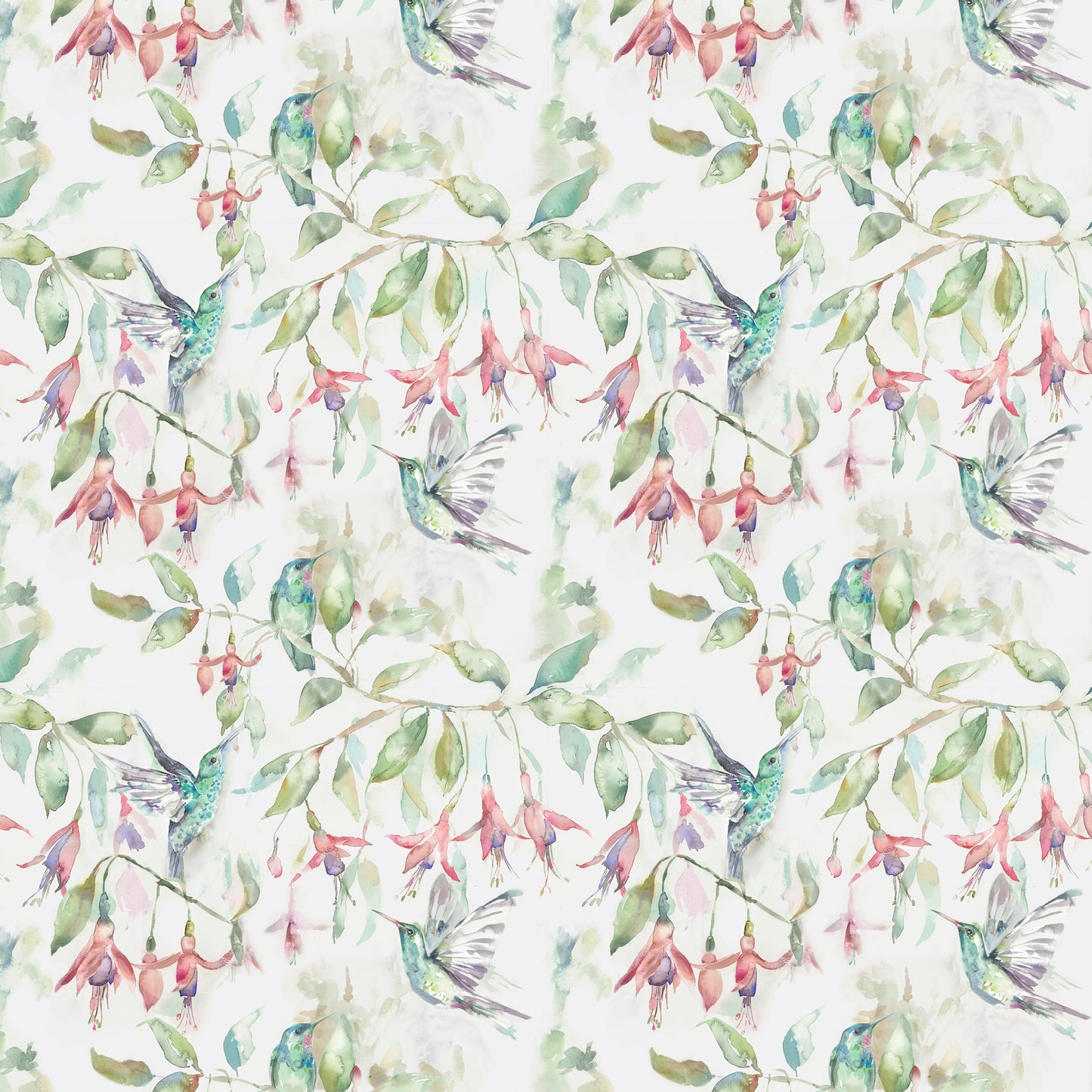 Fuchsia Flight 145Cm Fiona Fabric Metre - Linen