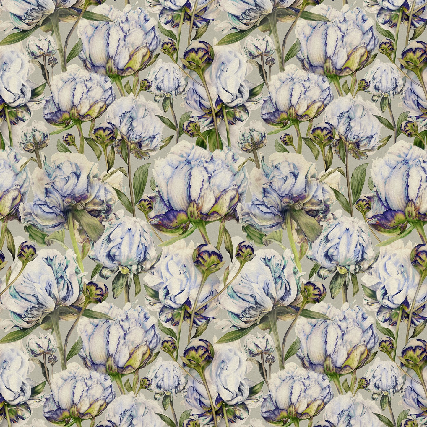 Heligan 145Cm Fabric - Cornflower Stone Sample