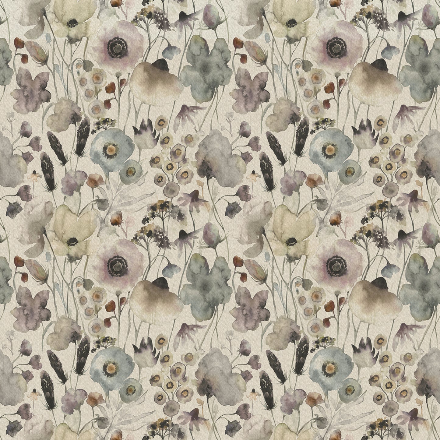 Hibbertia Linen 145Cm Fiona Fabric - Haze Sample