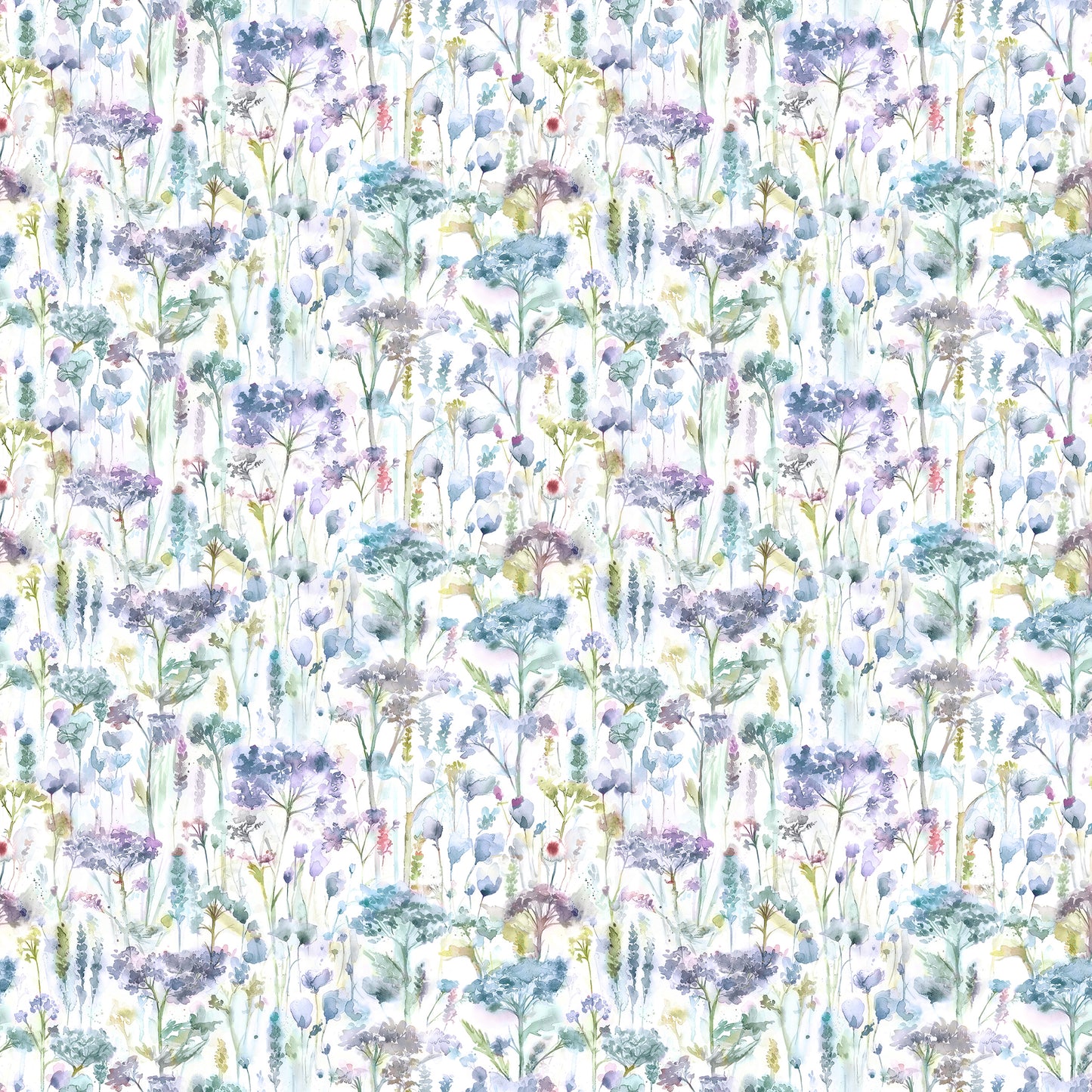 Hinton 145Cm Ann Fabric - Violet White Sample