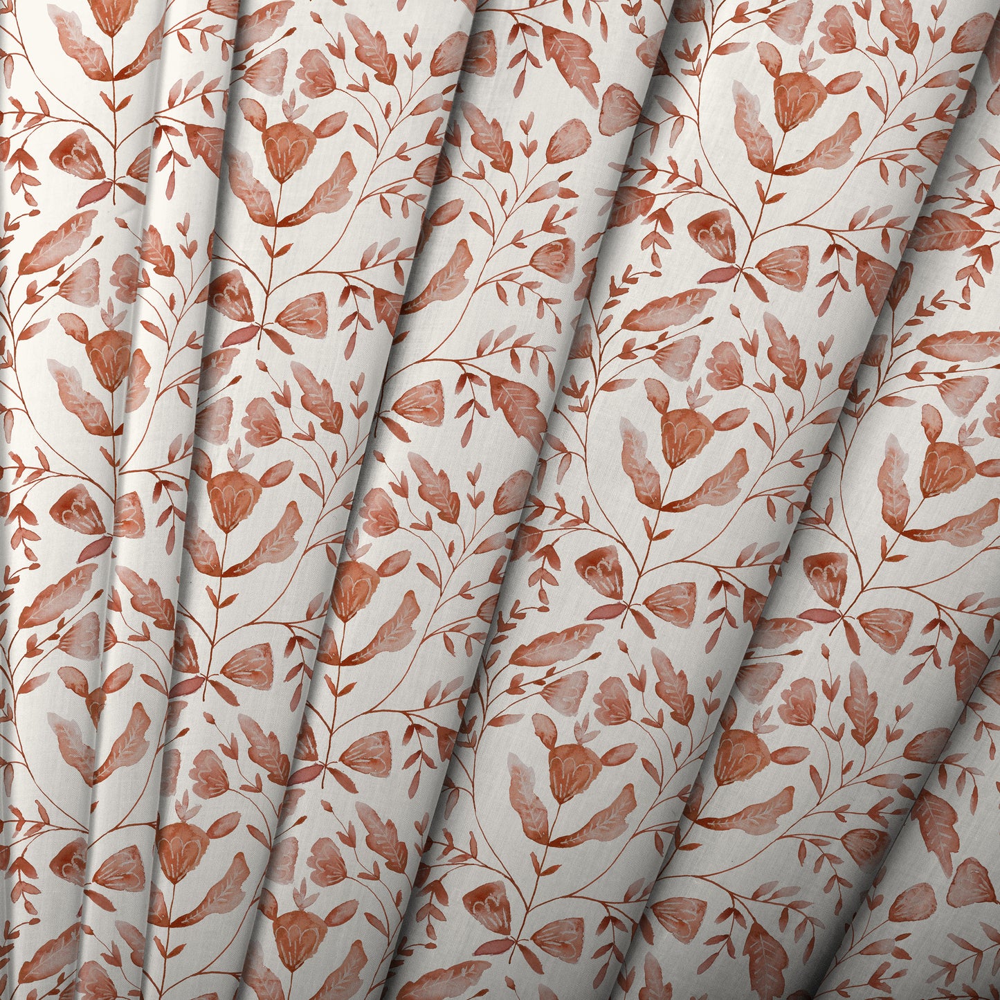 Juna Fabric Sample - Terracotta