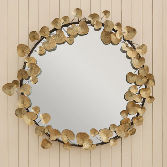 Kora Mirror - Antique Gold