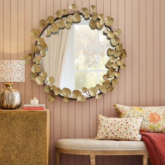 Kora Mirror - Antique Gold