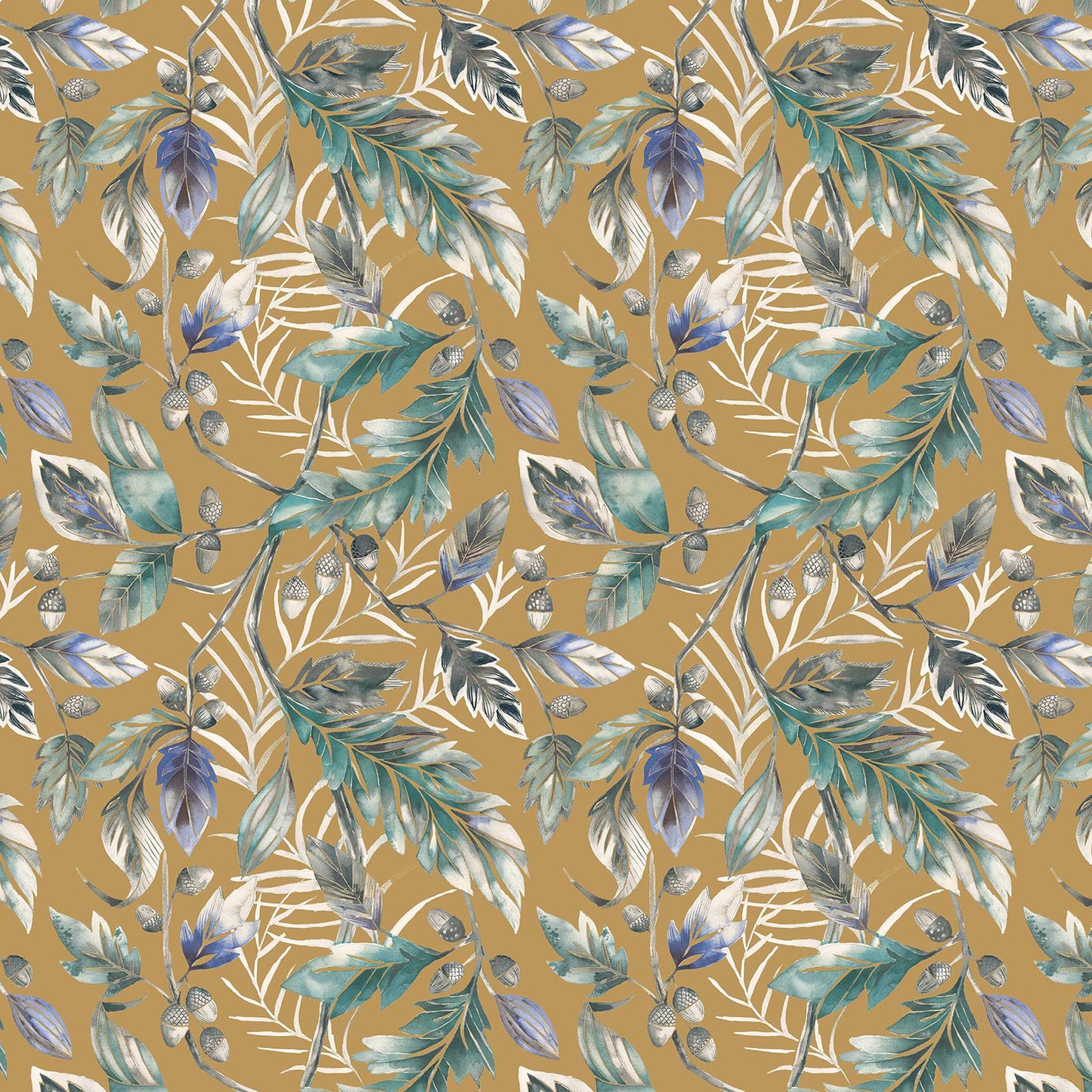 Danbury 140Cm Fabric Metre Ochre