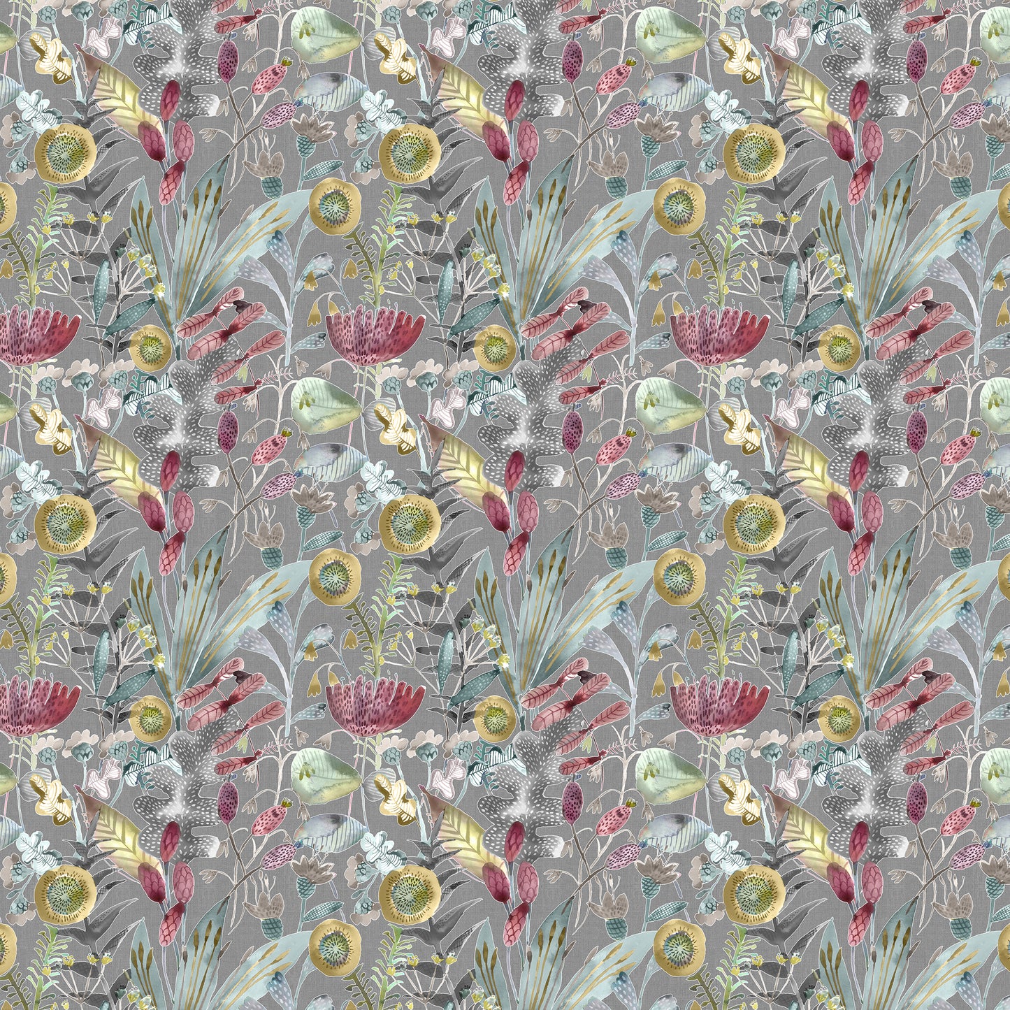 Maizey 147Cm Helena Fabric - Granite Sample