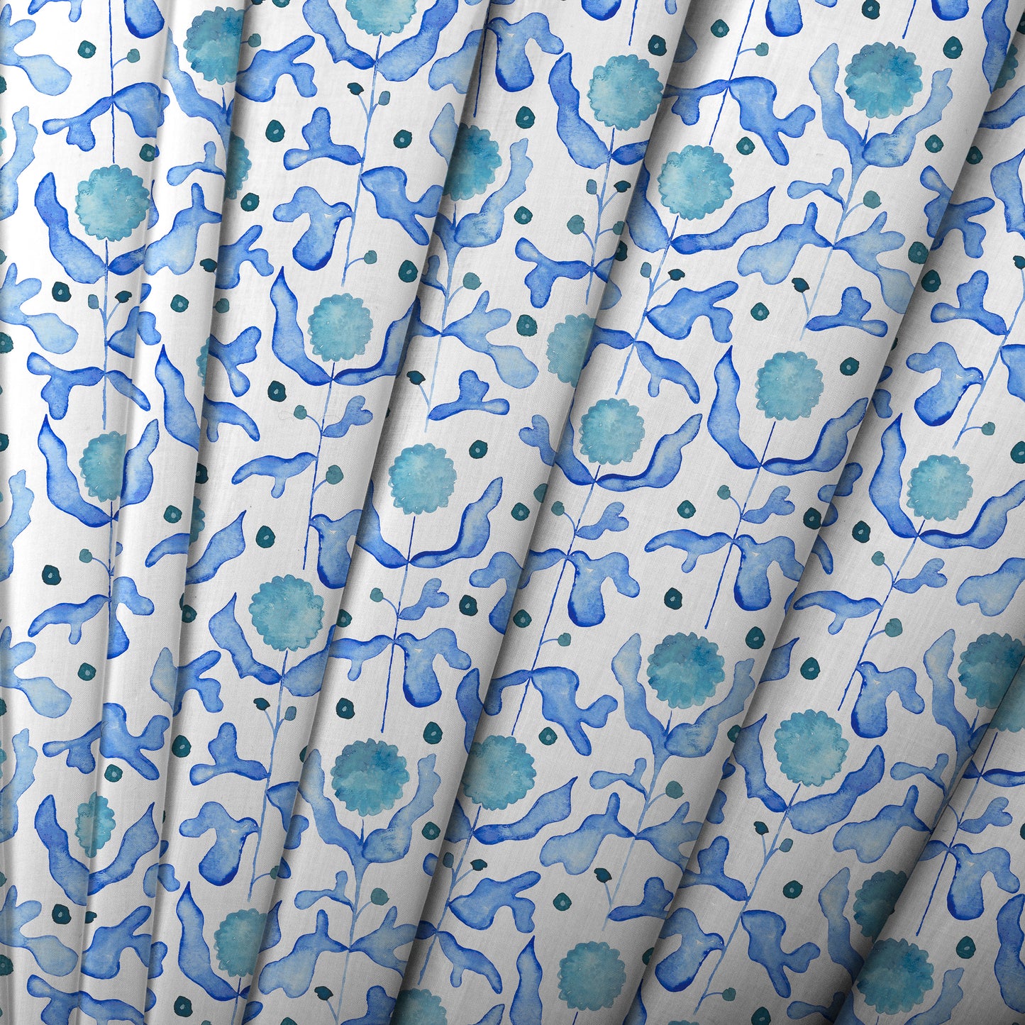 Mariani 140Cm Fabric Metre Cobalt
