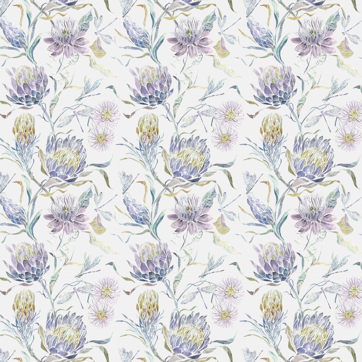 Moorehaven 145Cm Fiona Fabric Metre - Skylark