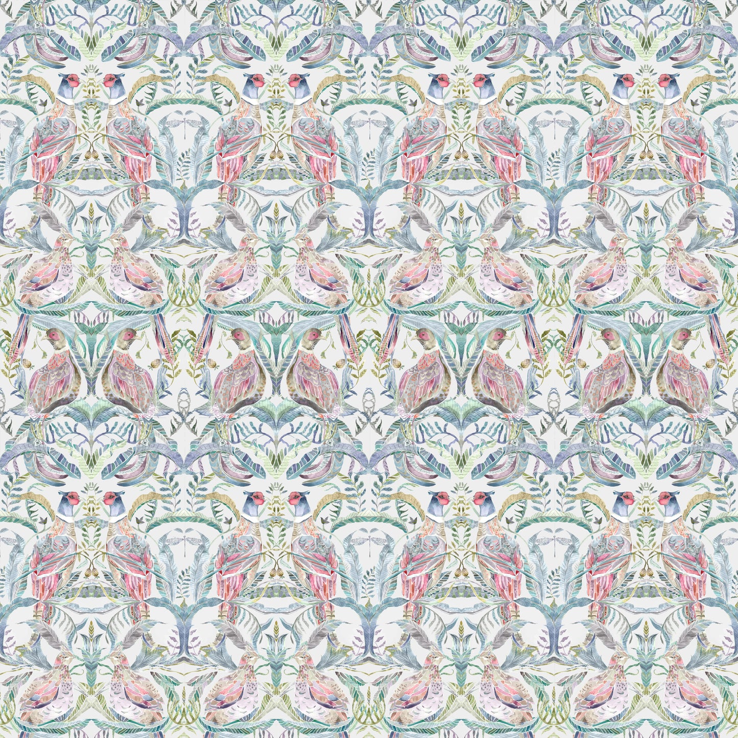 Netherton 145Cm Fiona Fabric Metre - Loganberry
