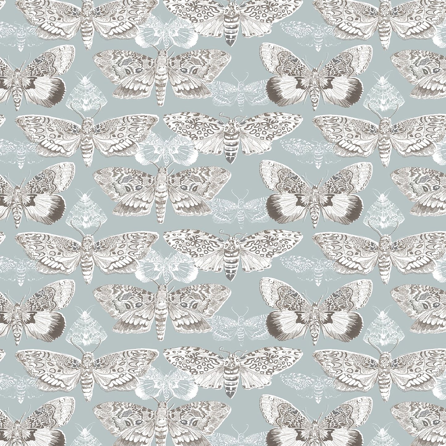 Nocturnal 145Cm Fiona Fabric Metre - Duck Egg