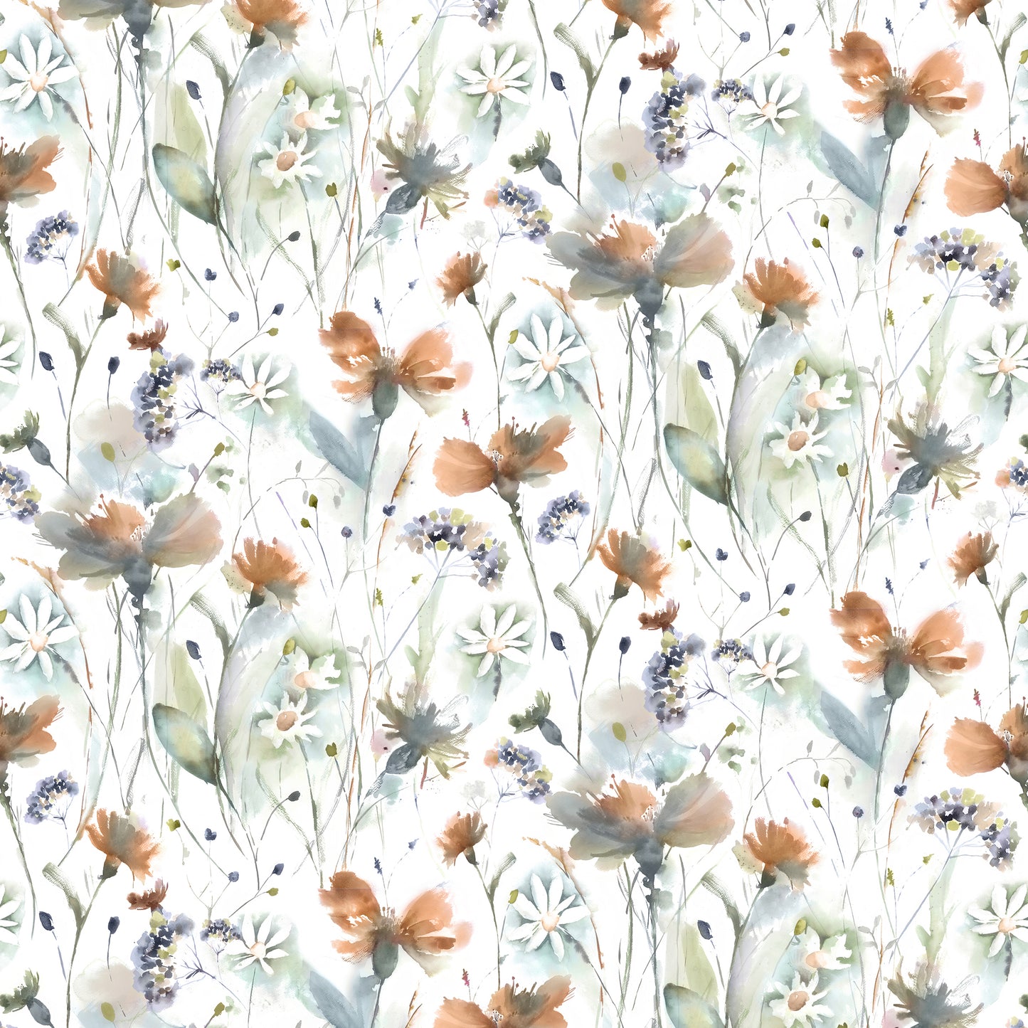 Olearia Cream 145Cm Ann Fabric Metre - Cloud
