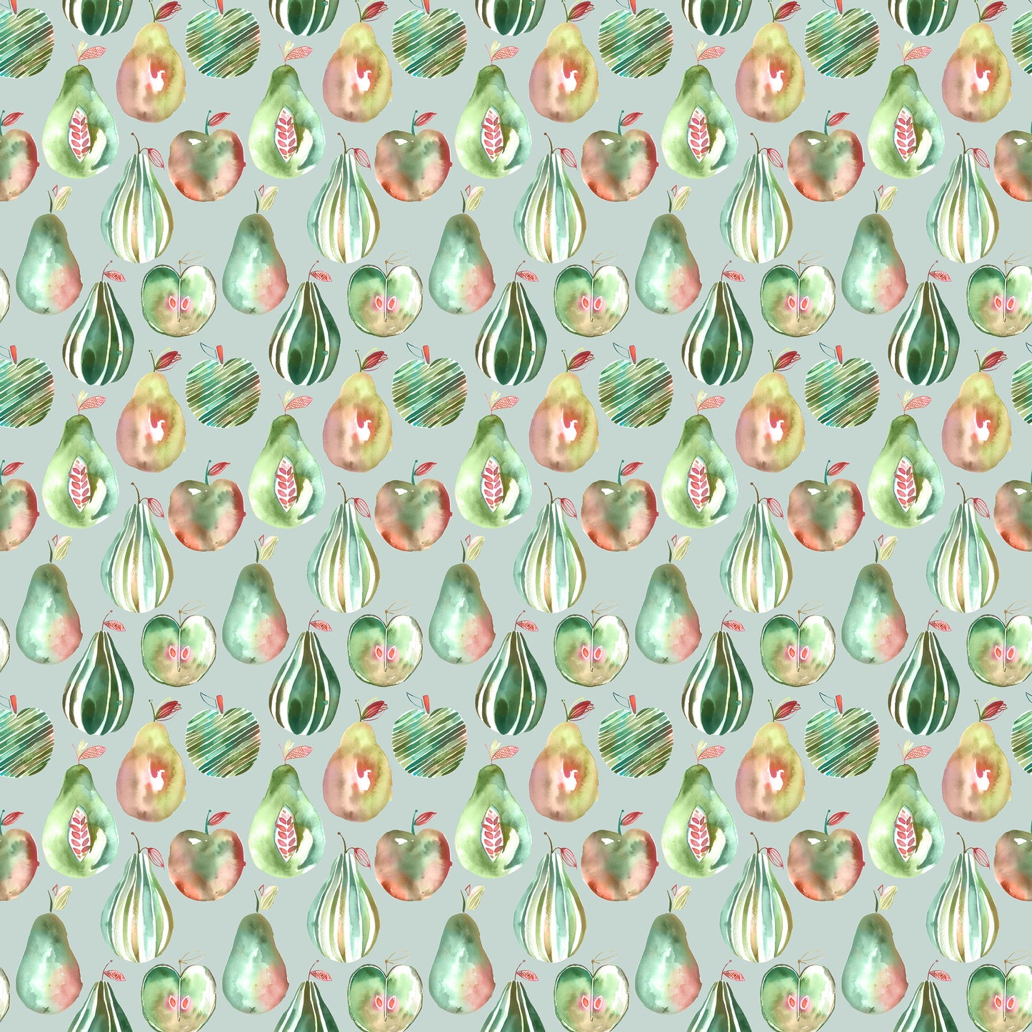 Pears Harvest Oil Cloth Sample