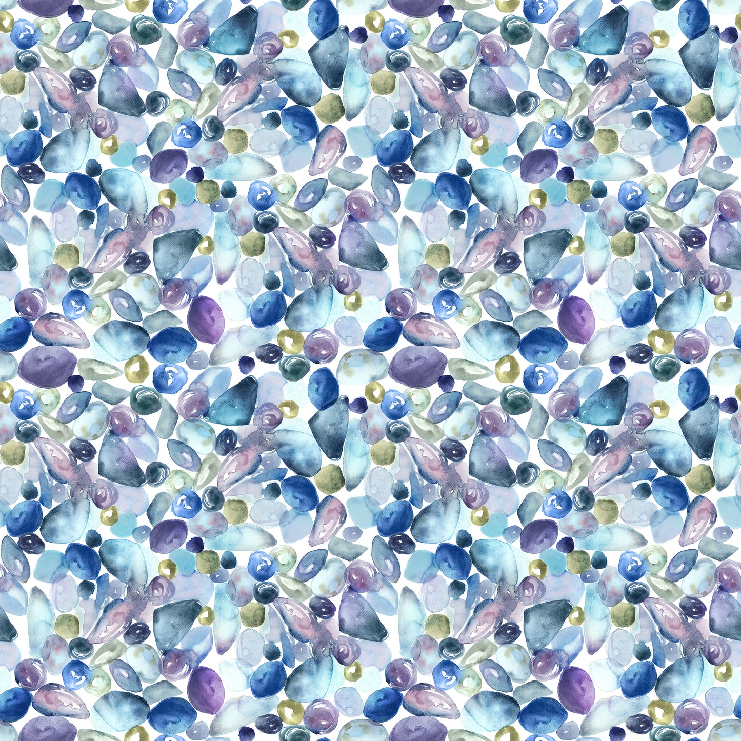 Pebble Shores 147Cm Helena Fabric - Marine Sample