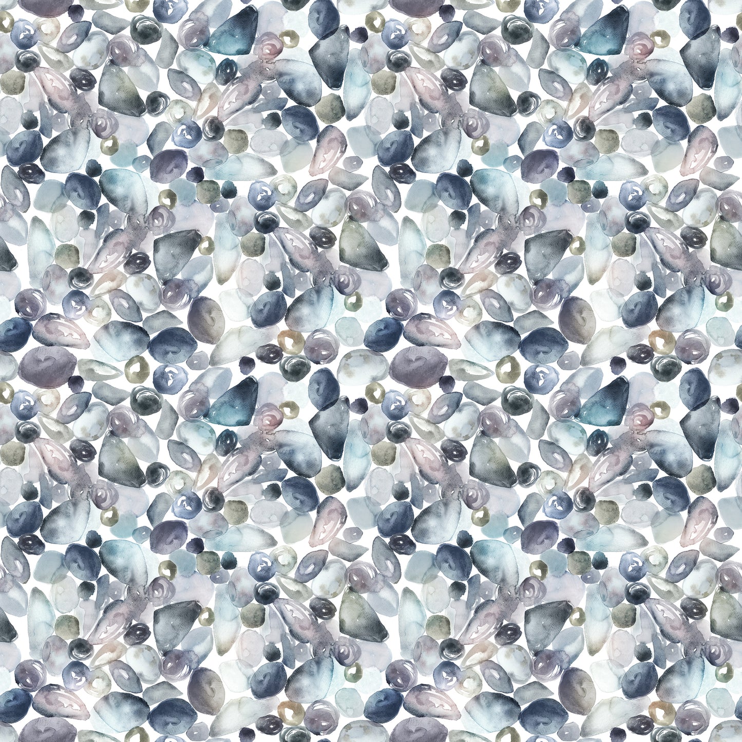 Pebble Shores 147Cm Helena Fabric Metre - Slate