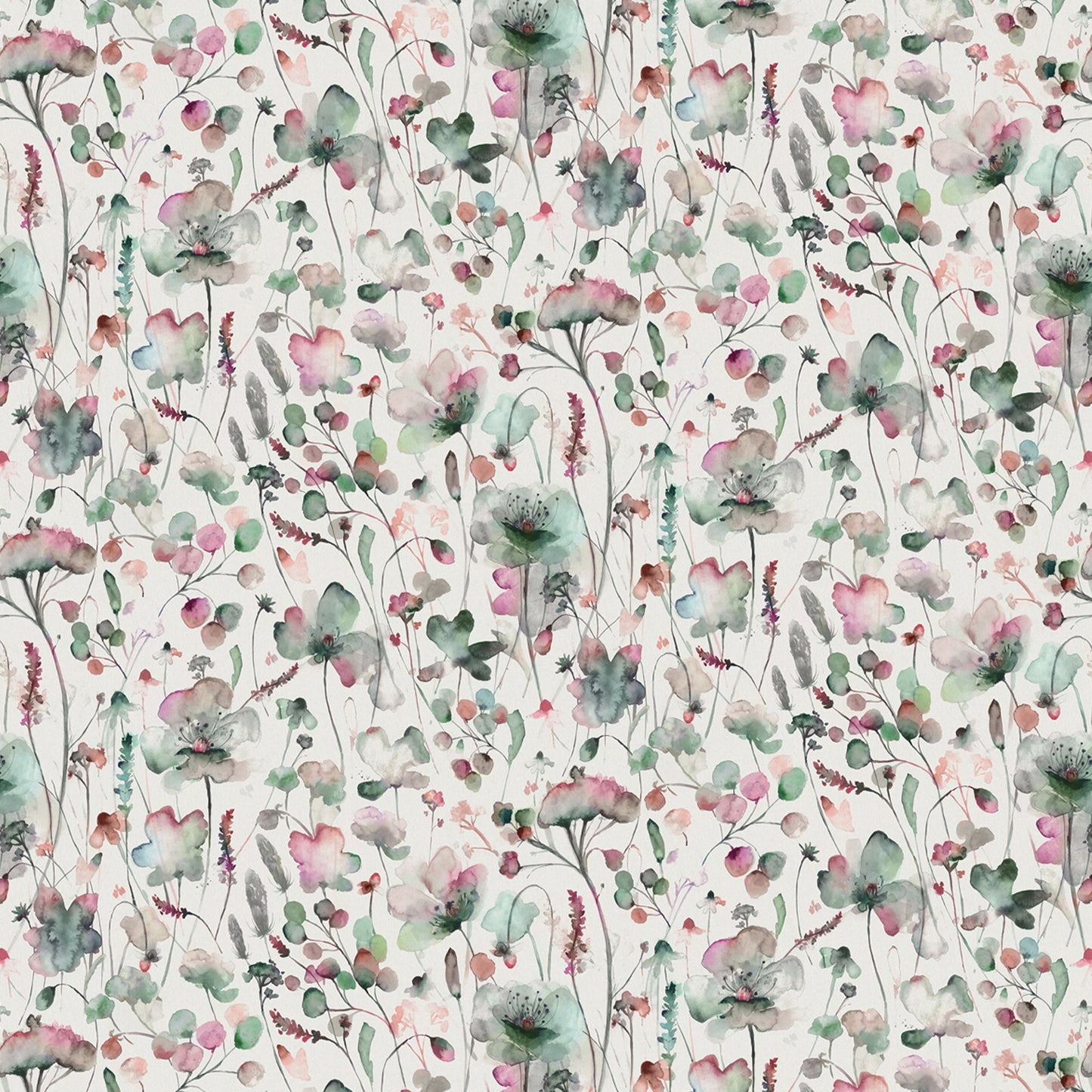 Pimelea 145Cm Ann Fabric Metre - Meadow Cream