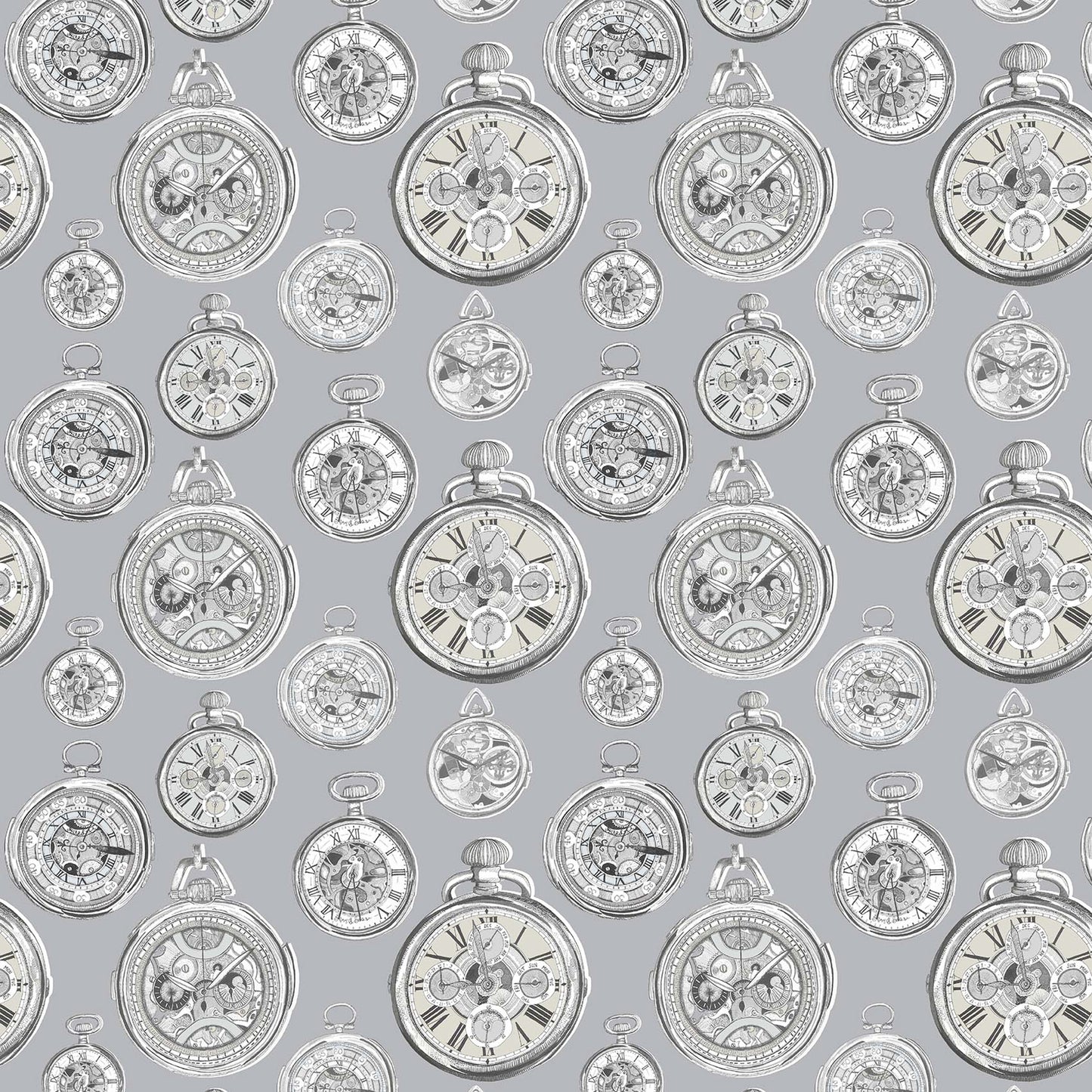 Pocket Watch 140Cm Velvet Fabric - Charcoal Sample