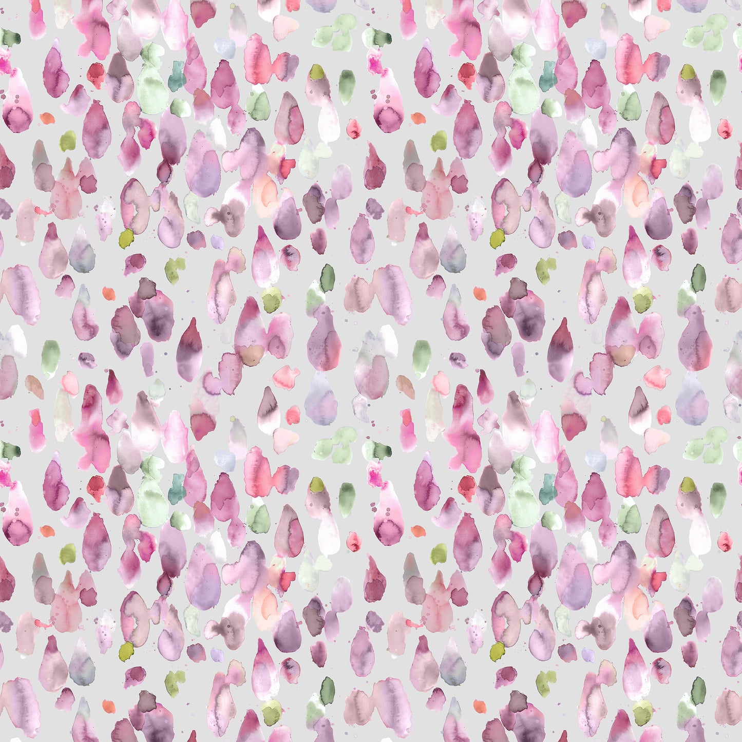 Raindrops 145Cm Ann Fabric - Raspberry Sample