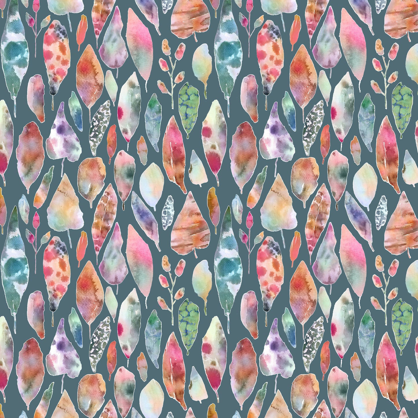 Rangi 147Cm Helena Fabric Metre - Papaya
