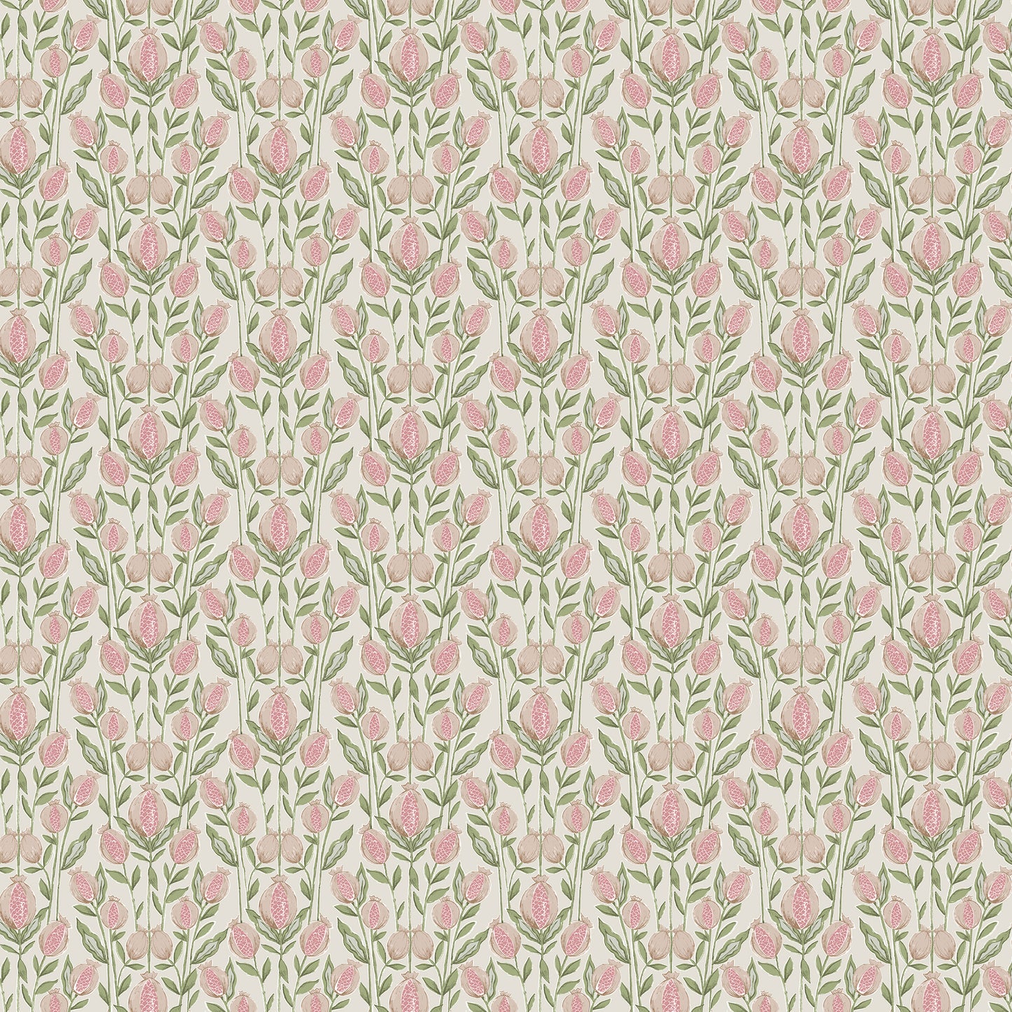 Rithani 147Cm Helena Fabric Metre - Blush Cream
