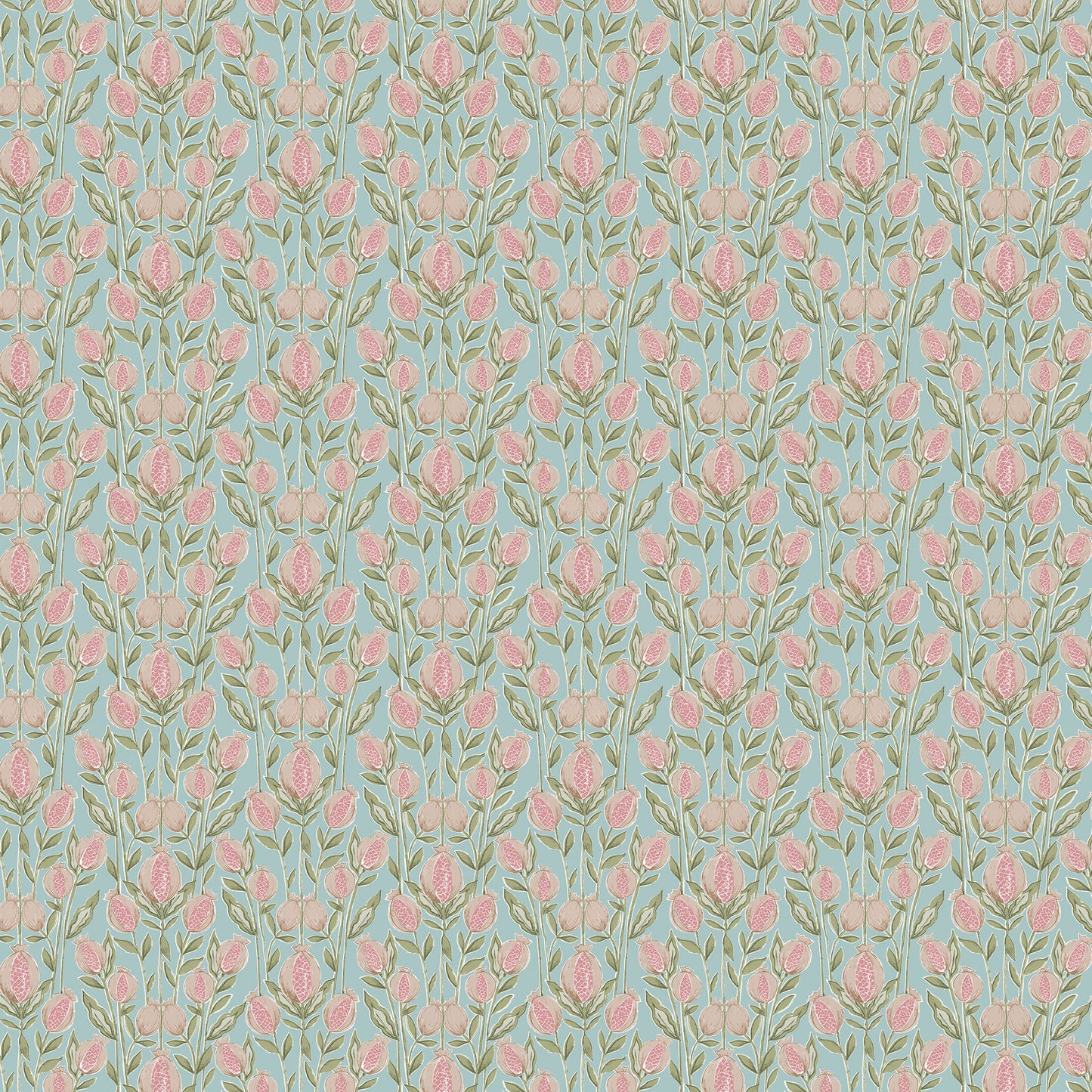 Rithani 147Cm Helena Fabric Metre - Robins Egg